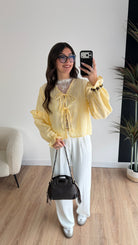Blouse à rayures jaune DS.Sélection