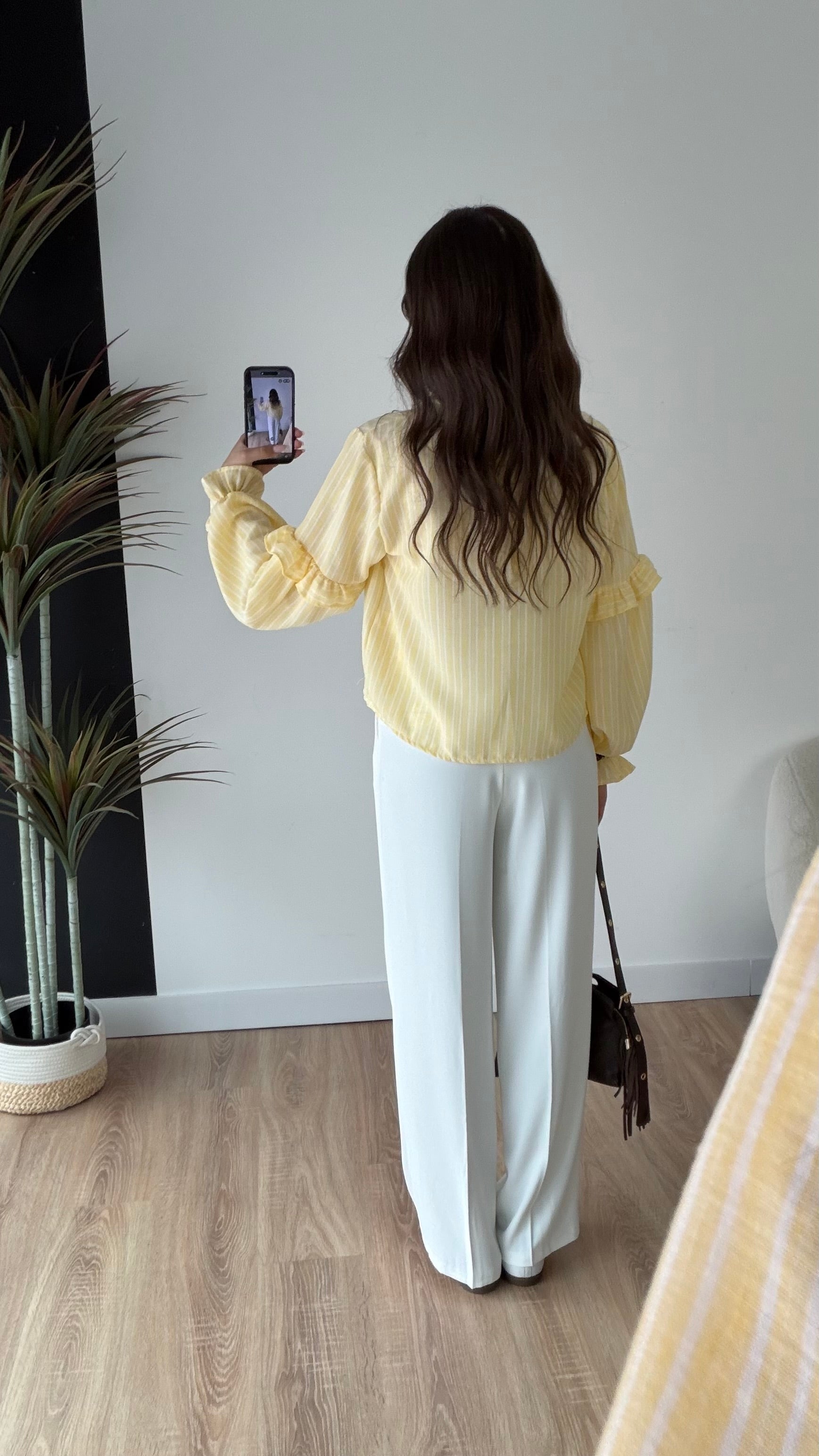 Blouse à rayures jaune DS.Sélection