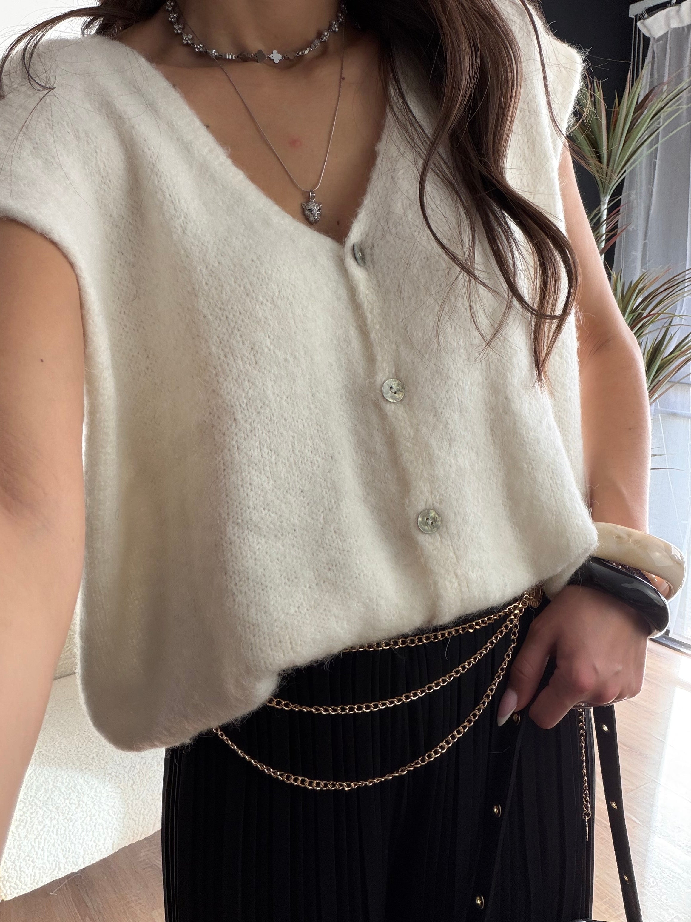 Cardigan sans manches DS.Sélection