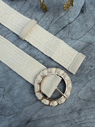 Ceinture beige et dorée DS.Sélection