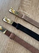 Ceinture cuir/daim DS.Sélection