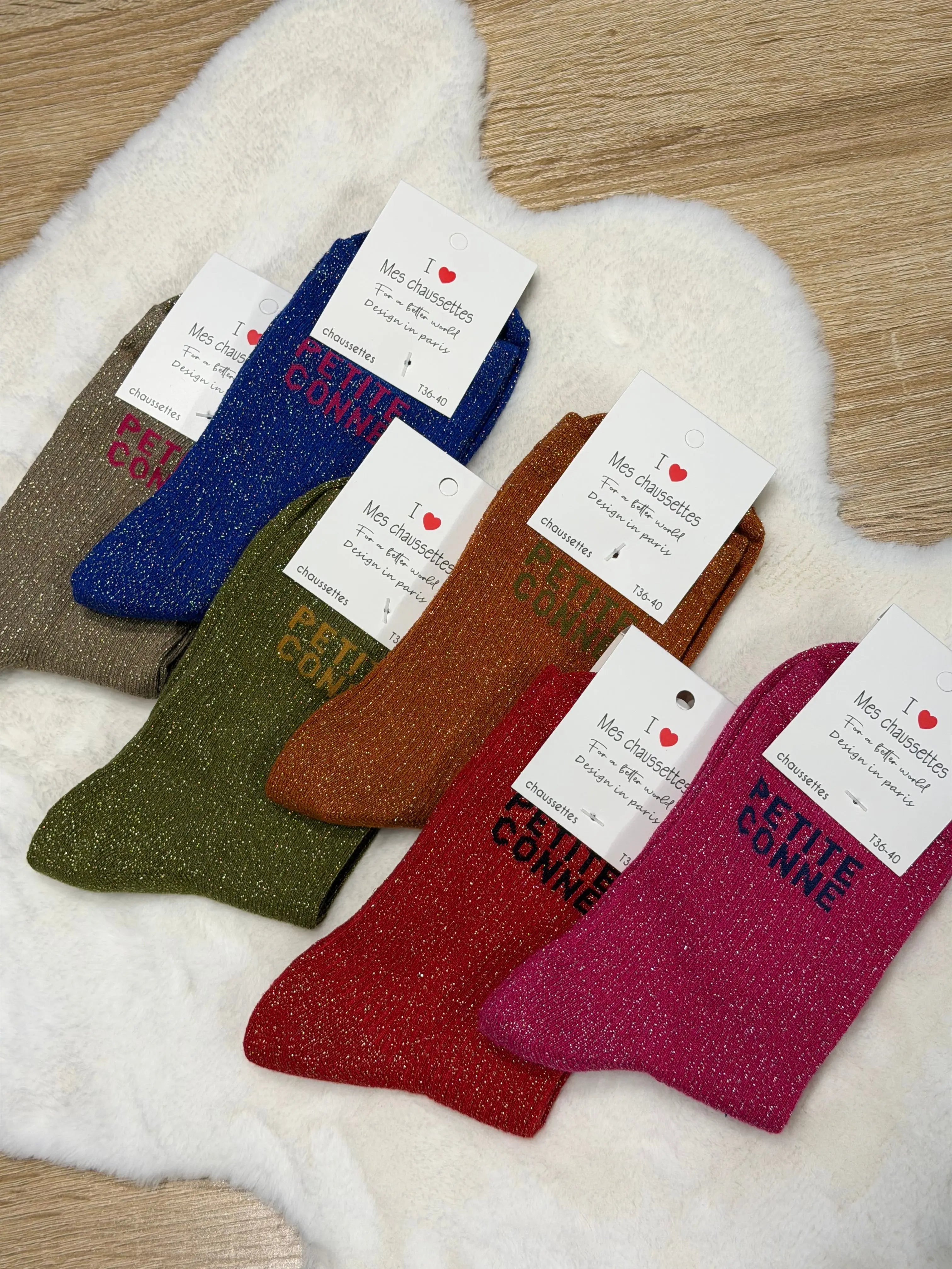 Chaussettes paillettes DS.Sélection