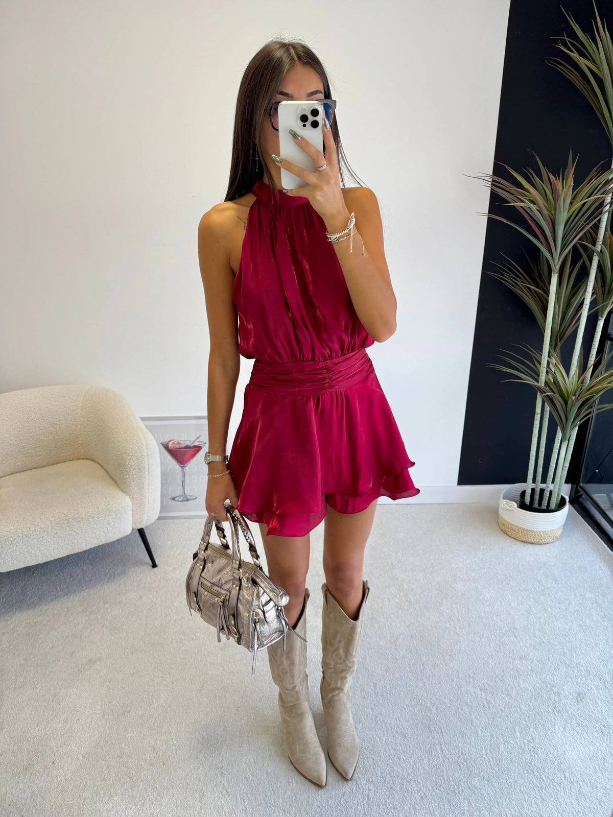 Combishort satinée DS.Sélection