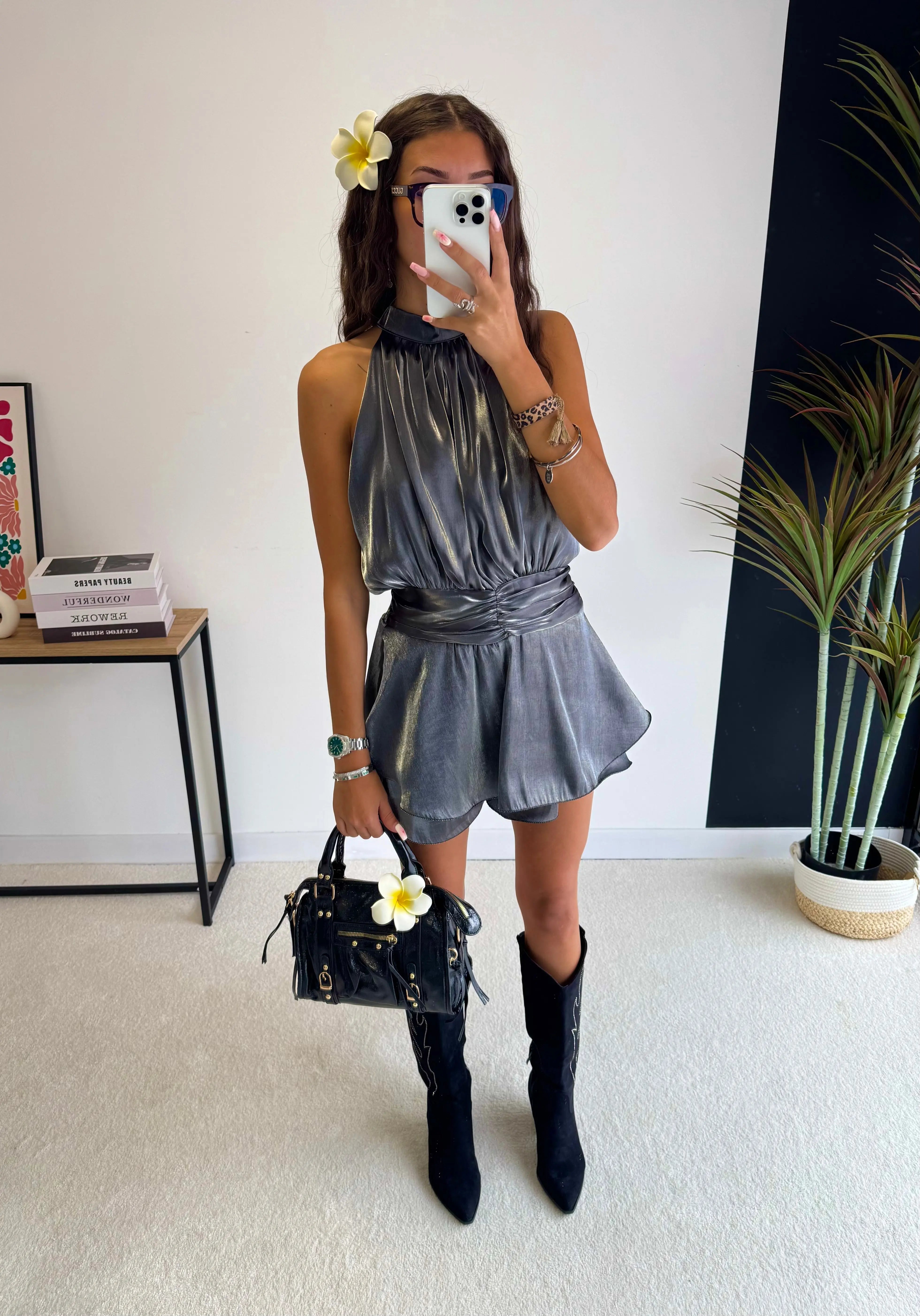 Combishort satinée DS.Sélection