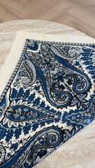 Foulard carré bleu DS.Sélection