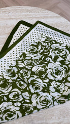 Foulard carré kaki DS.Sélection