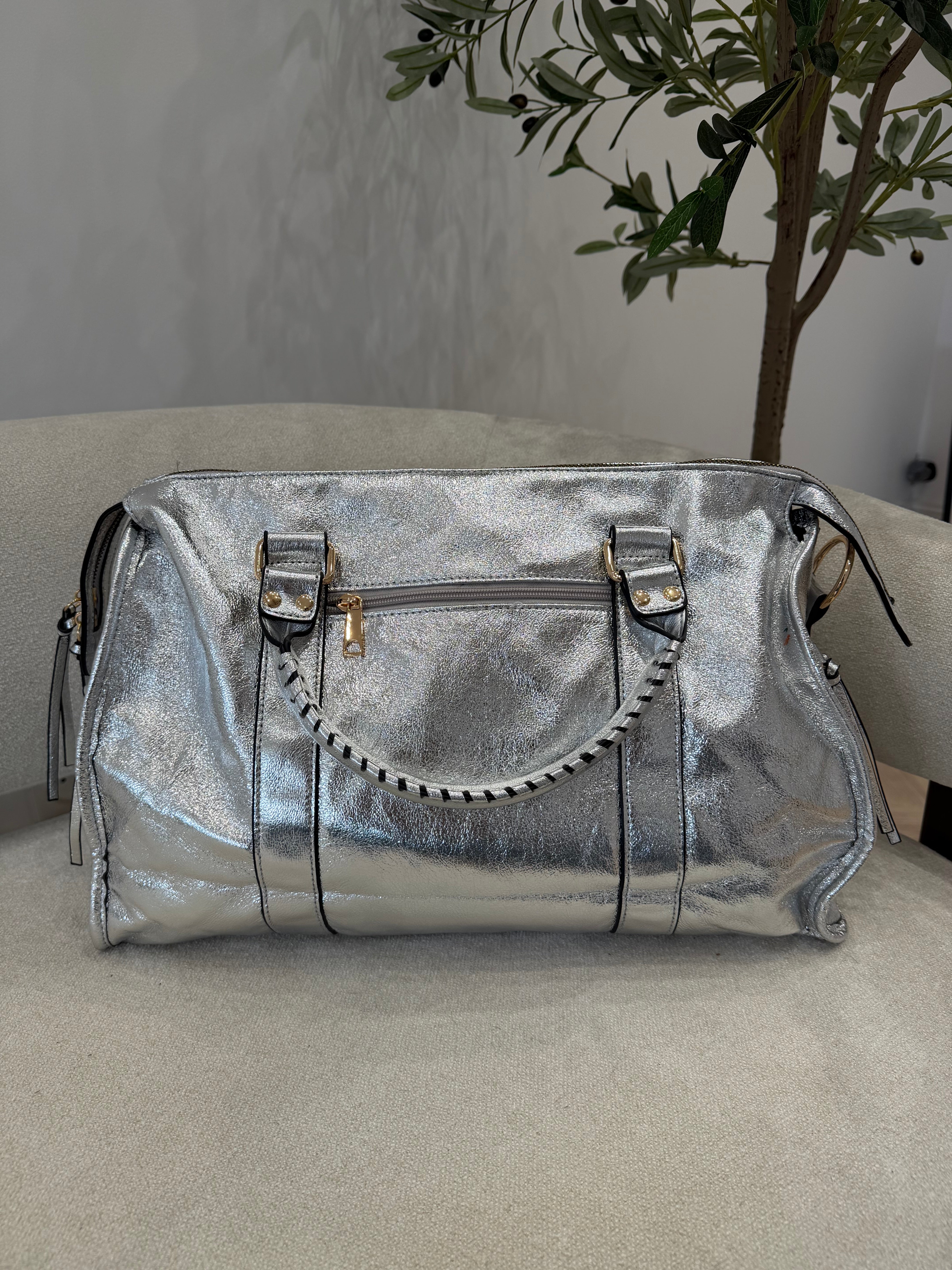 Grand sac irisé noir DS.Sélection