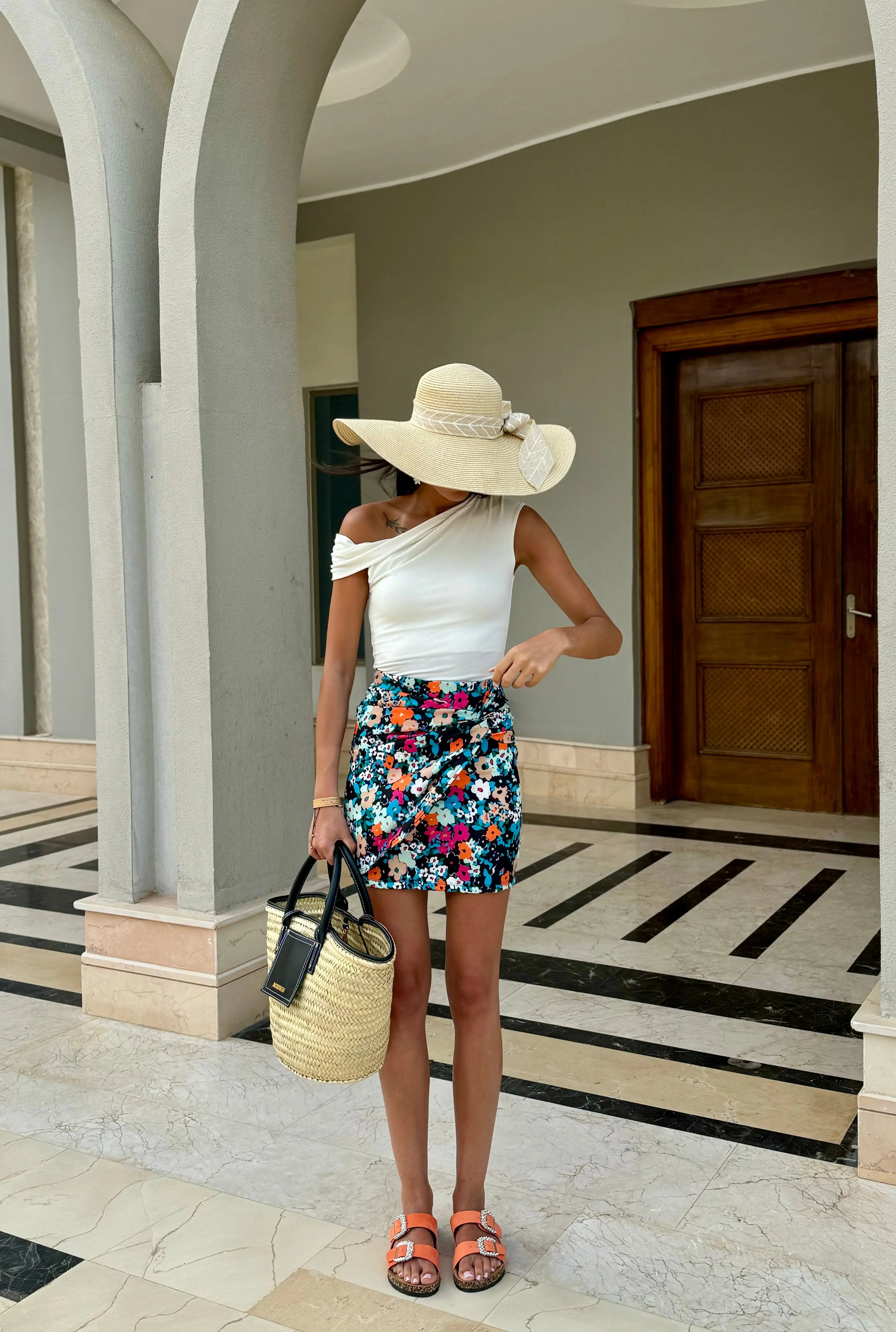 Jupe fleurs DS.Sélection