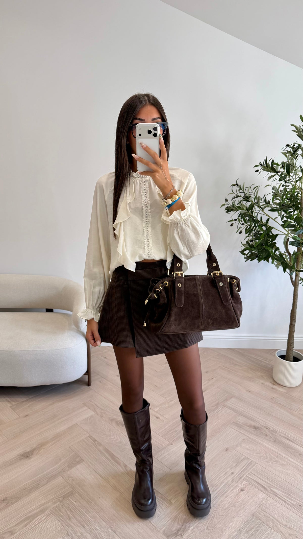 Jupe short à carreaux DS.Sélection