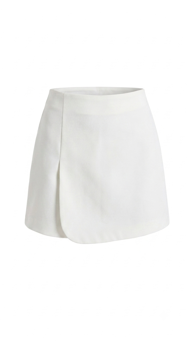 Jupe short blanc DS.Sélection