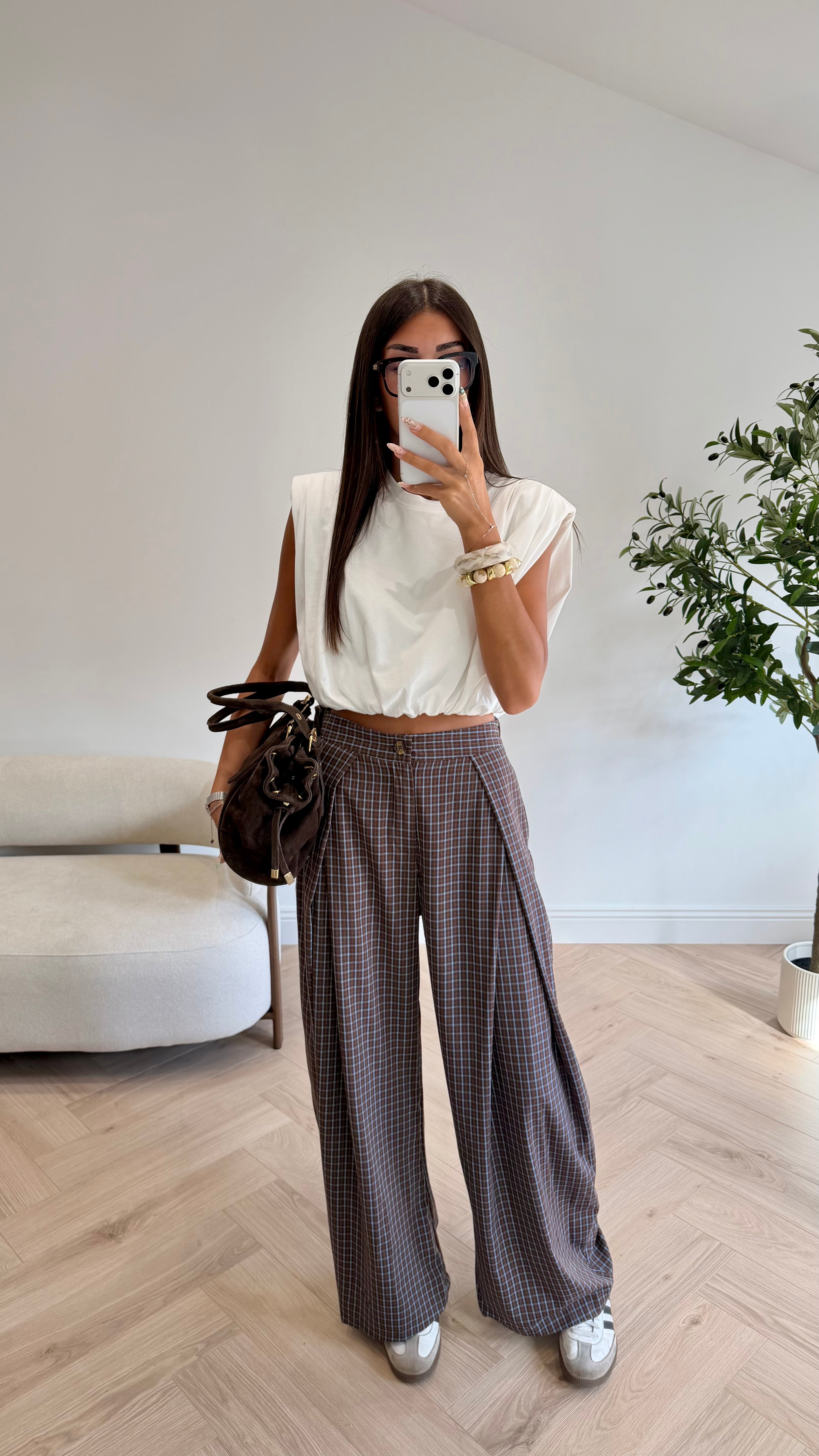 Pantalon à carreaux DS.Sélection