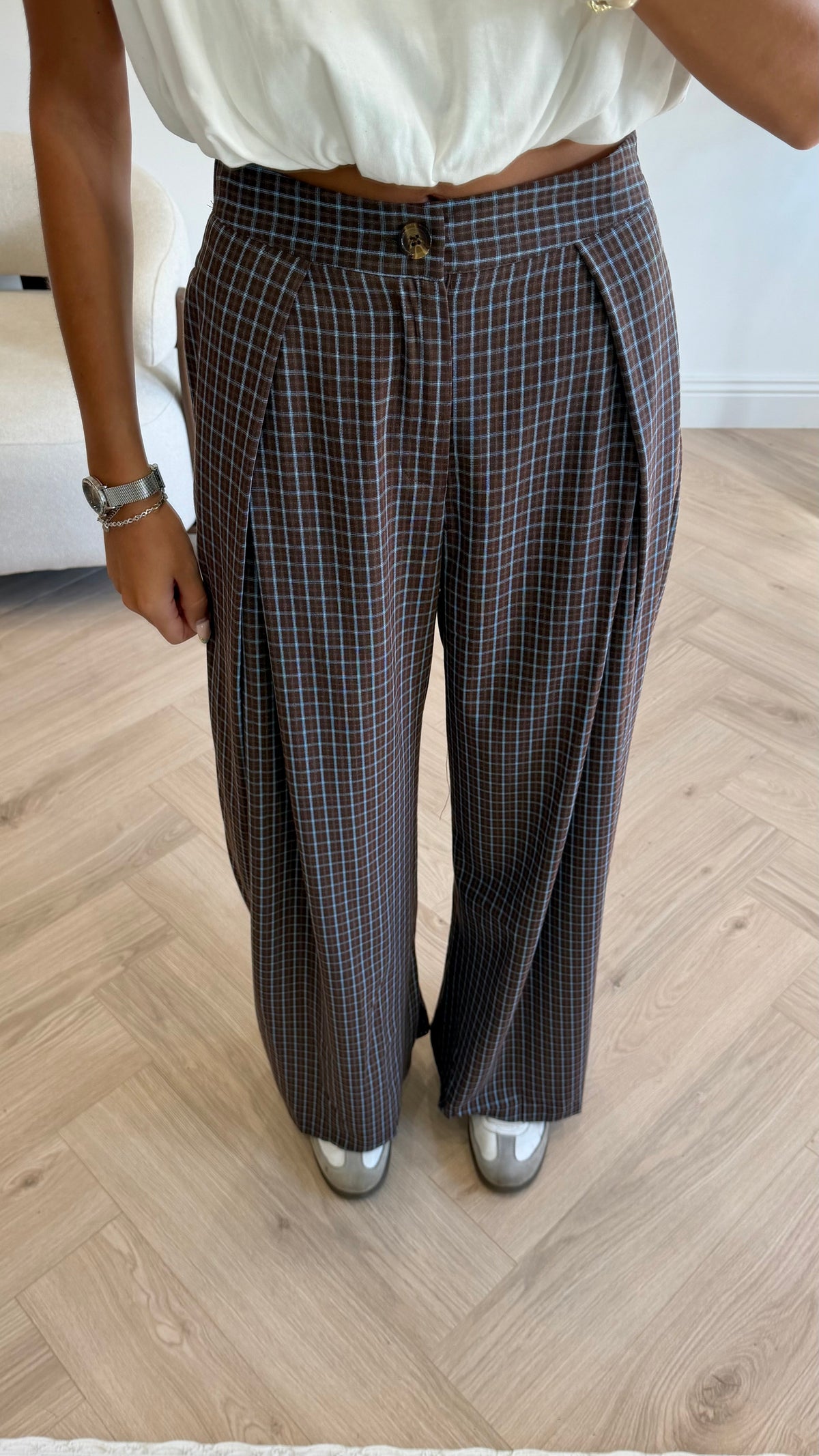 Pantalon à carreaux DS.Sélection