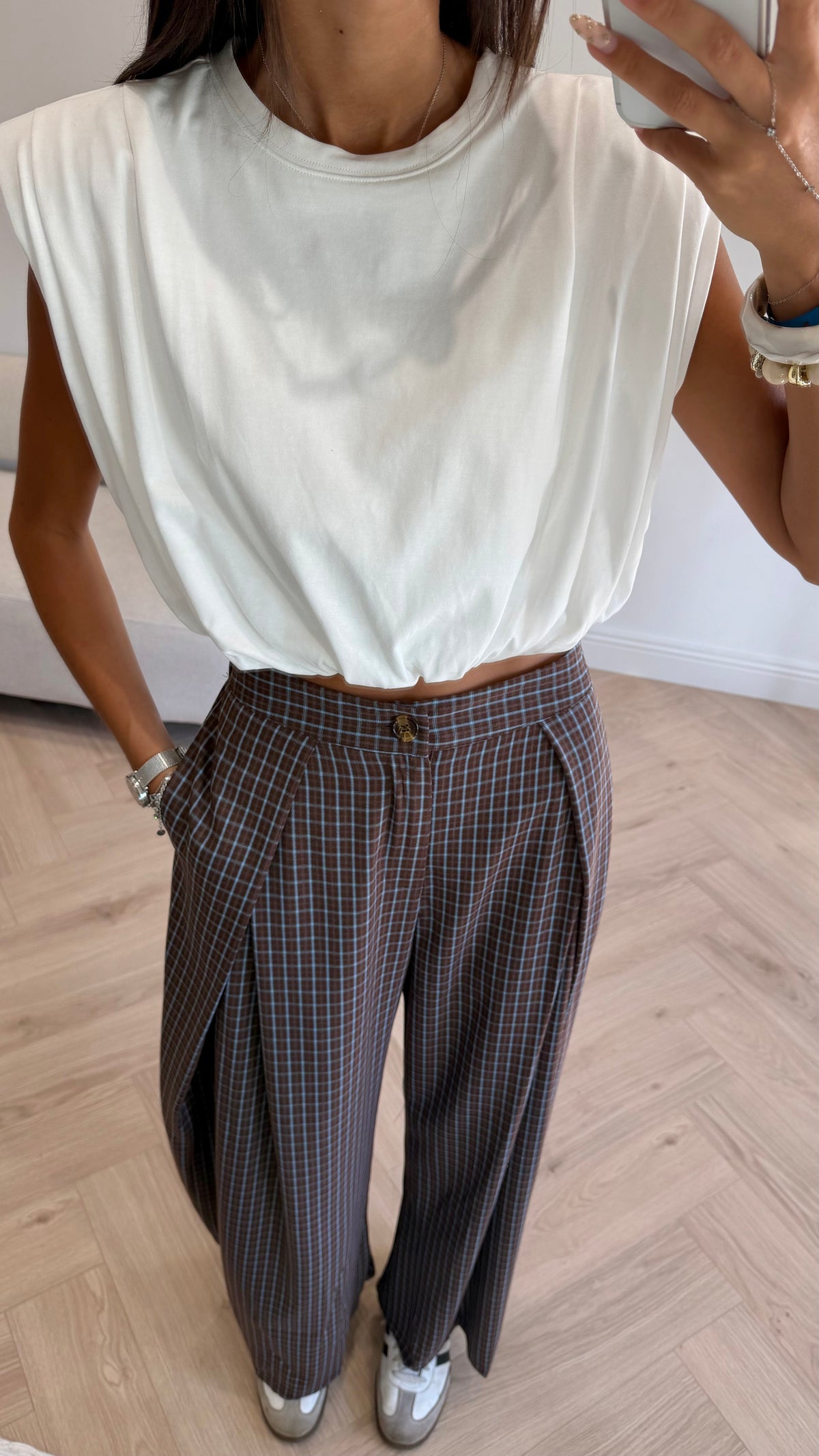 Pantalon à carreaux DS.Sélection