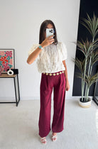 Pantalon bordeaux DS.Sélection