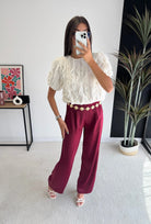 Pantalon bordeaux DS.Sélection