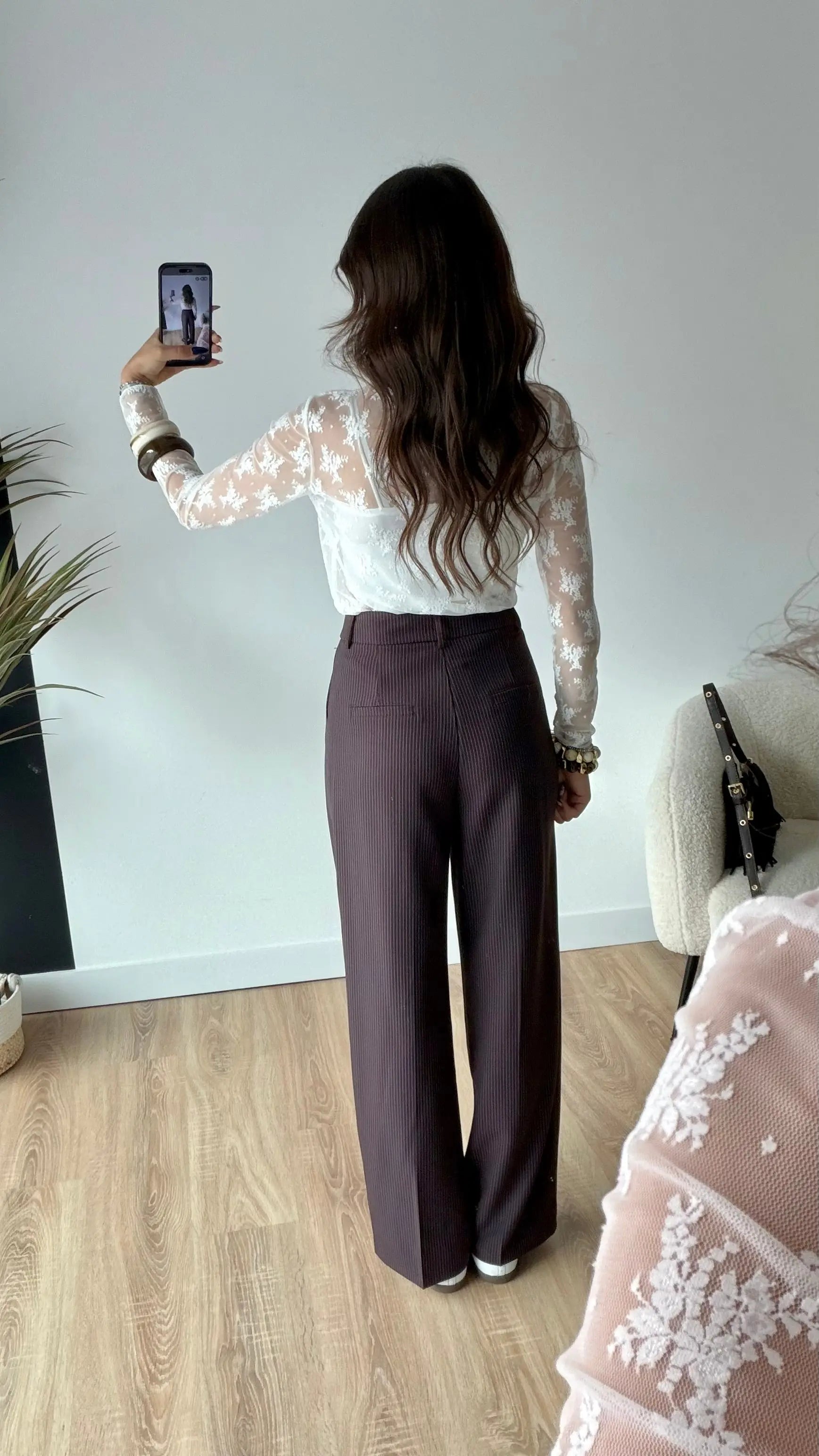 Pantalon choco/bleu DS.Sélection