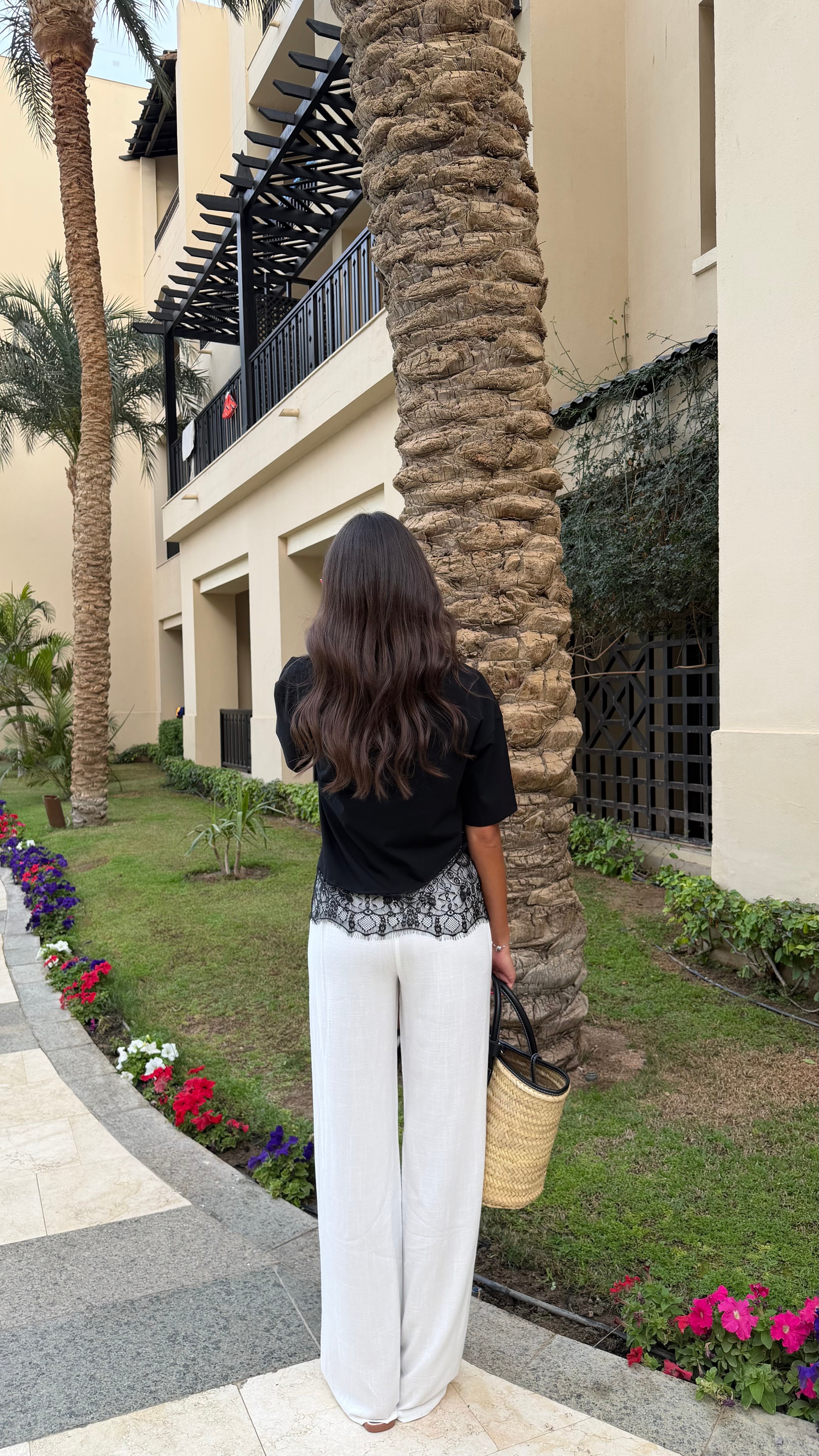 Pantalon effet lin DS.Sélection
