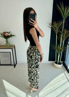 Pantalon plissé beige DS.Sélection