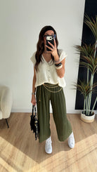 Pantalon plissé Léa DS.Sélection