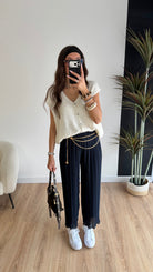 Pantalon plissé Léa DS.Sélection
