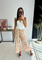 Pantalon plissé beige DS.Sélection