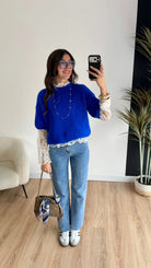 Pull bleu DS.Sélection