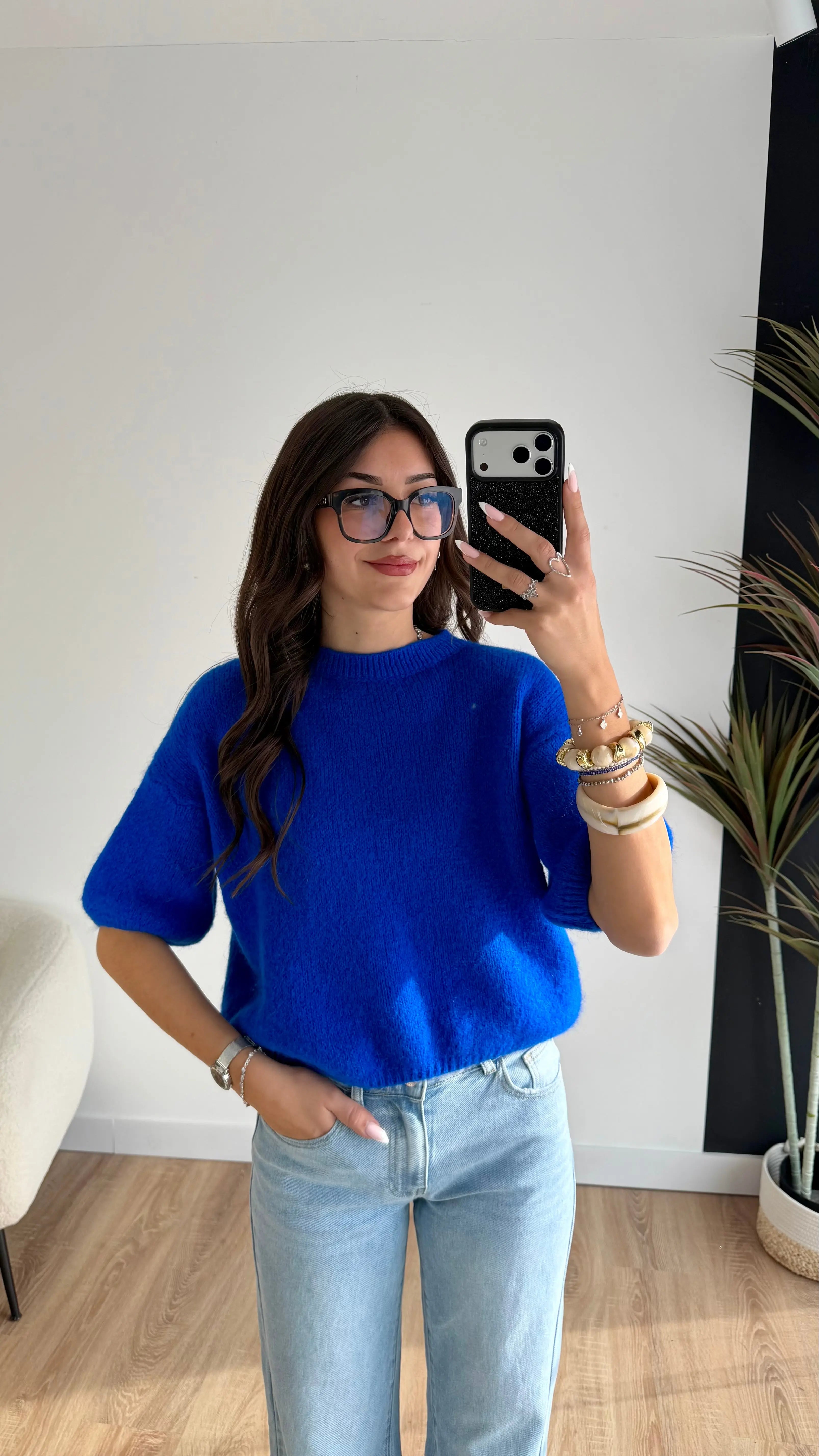 Pull bleu DS.Sélection