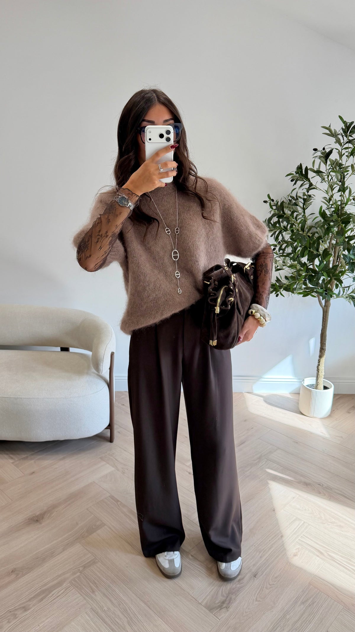 Pull sans manche mohair DS.Sélection