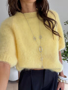 Pull sans manche mohair DS.Sélection