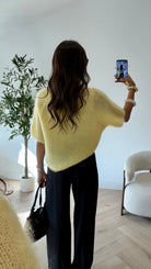 Pull sans manche mohair DS.Sélection