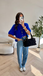 Pull sans manche mohair DS.Sélection