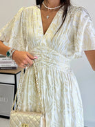 Robe à motifs dorés DS.Sélection