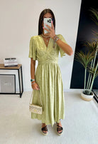Robe à motifs dorés DS.Sélection