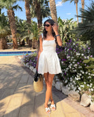 Robe blanche bustier DS.Sélection