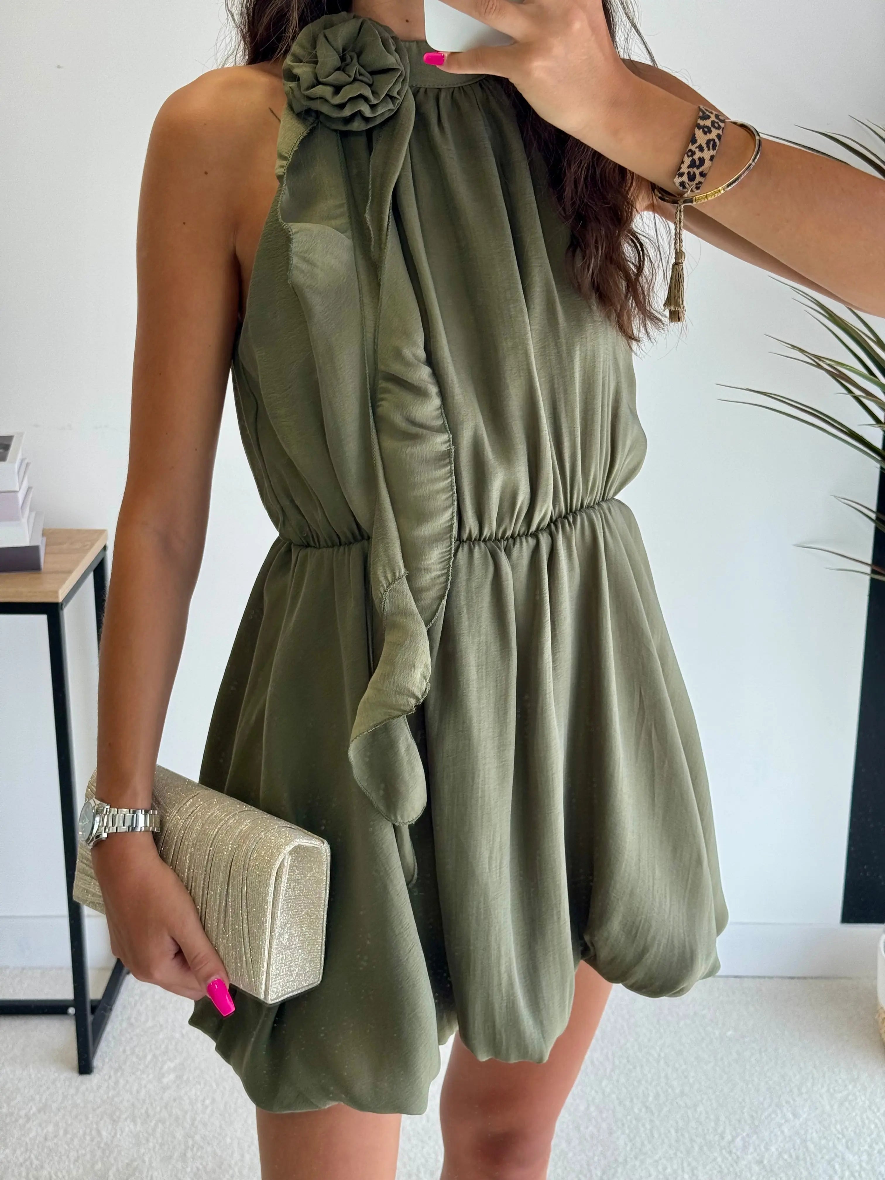 Robe courte à fleurs DS.Sélection