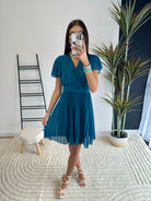 Robe courte plissée DS Sélection DS.Sélection
