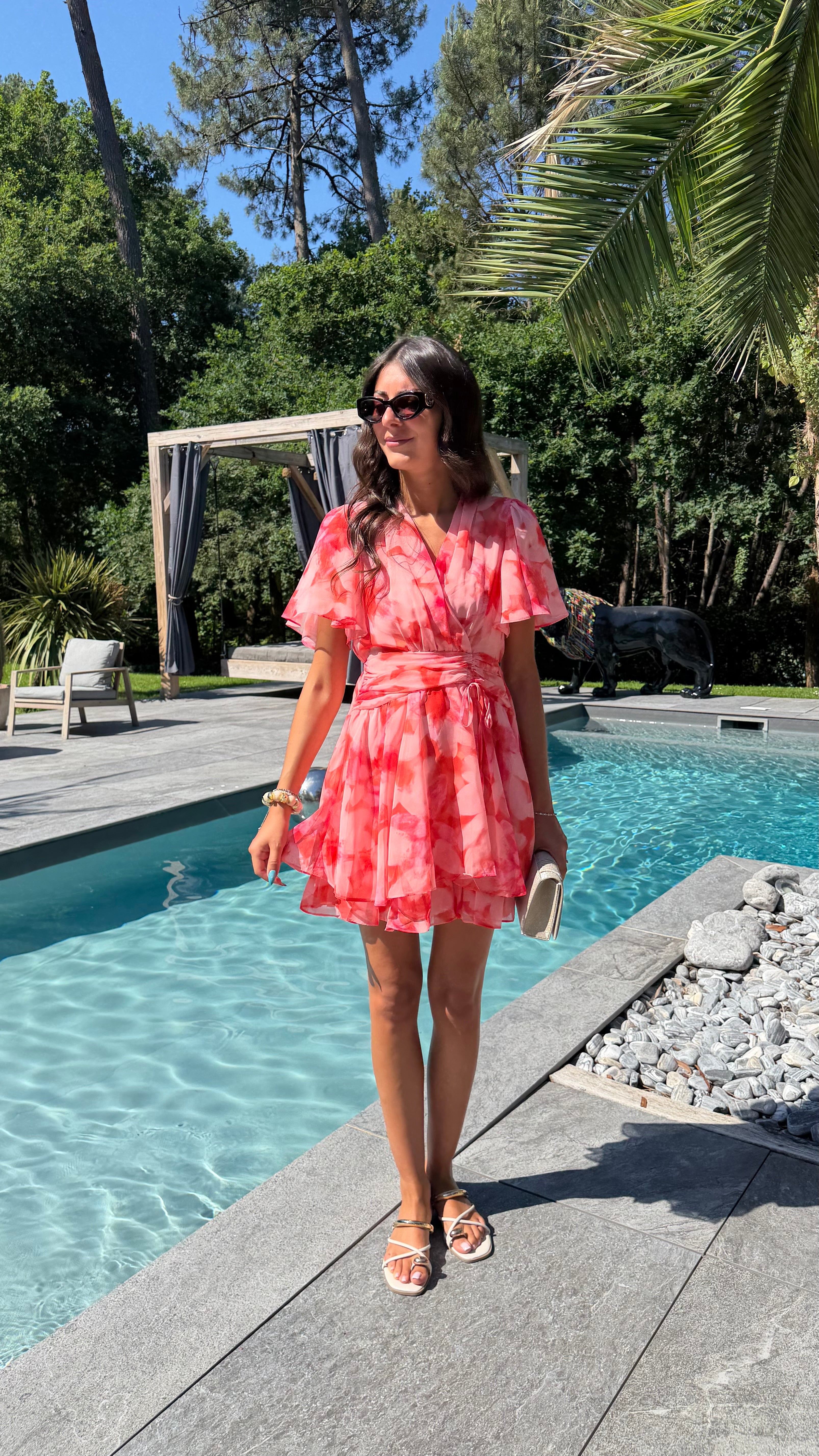 Robe courte rose DS.Sélection