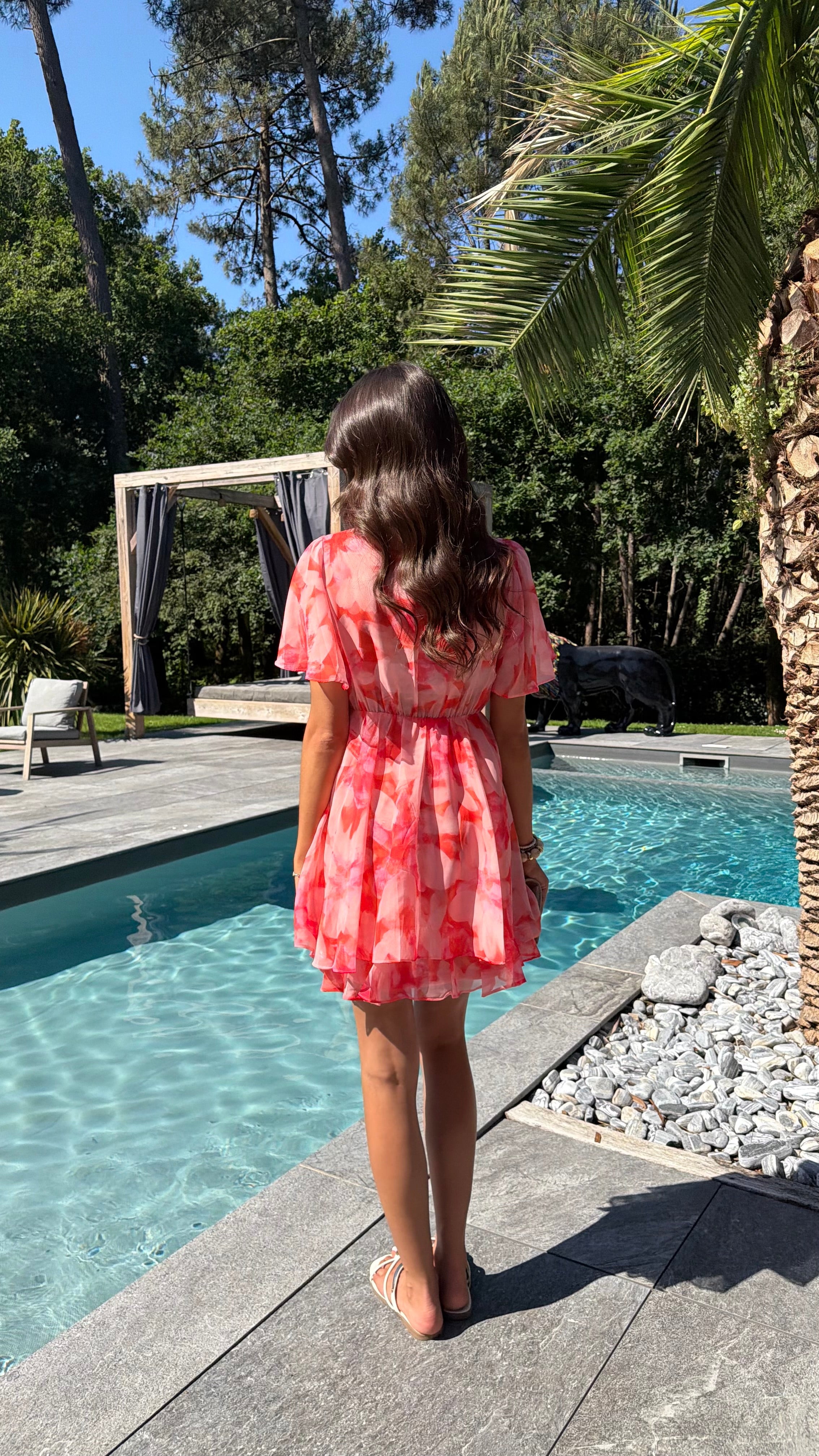 Robe courte rose DS.Sélection