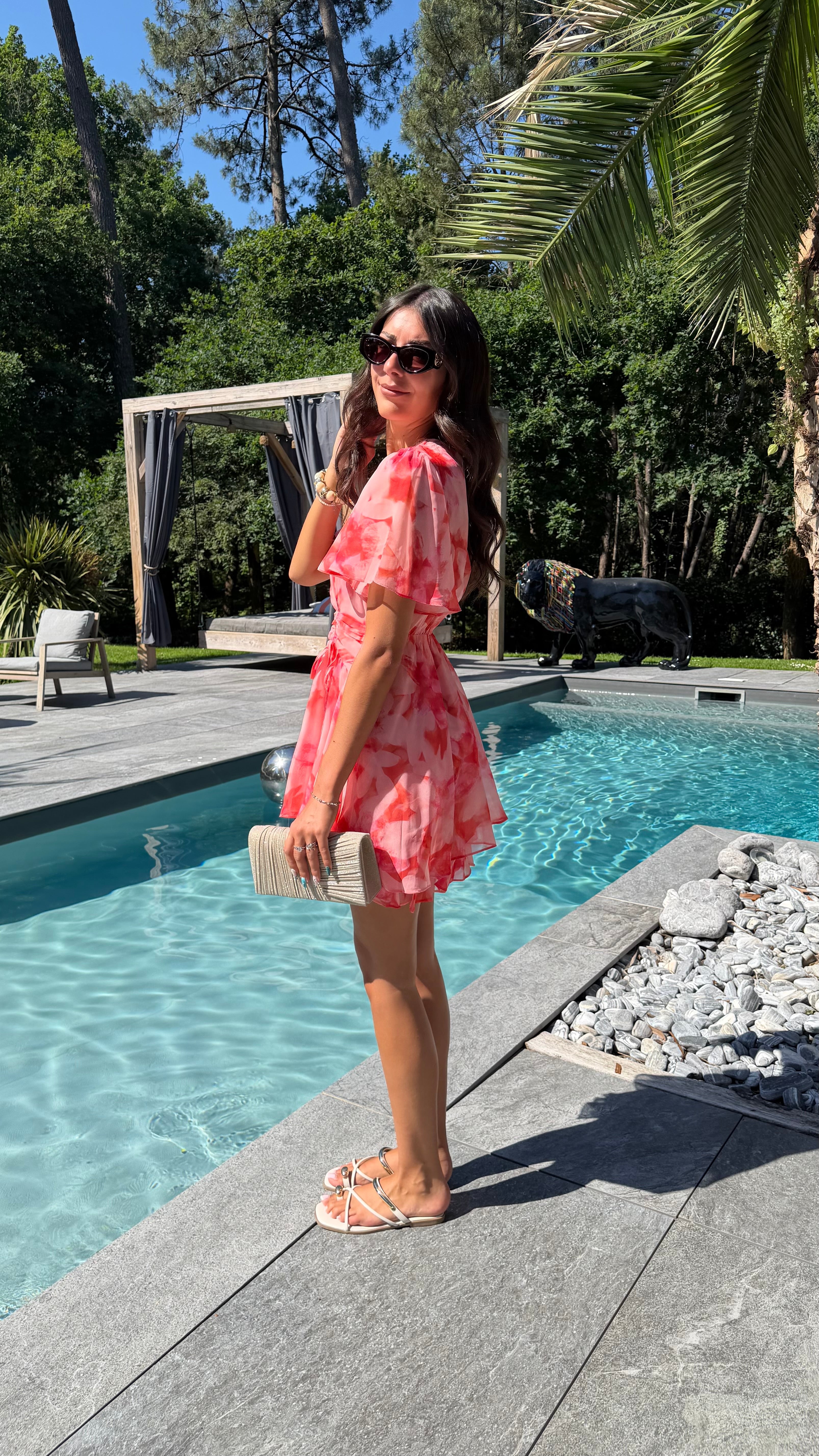 Robe courte rose DS.Sélection