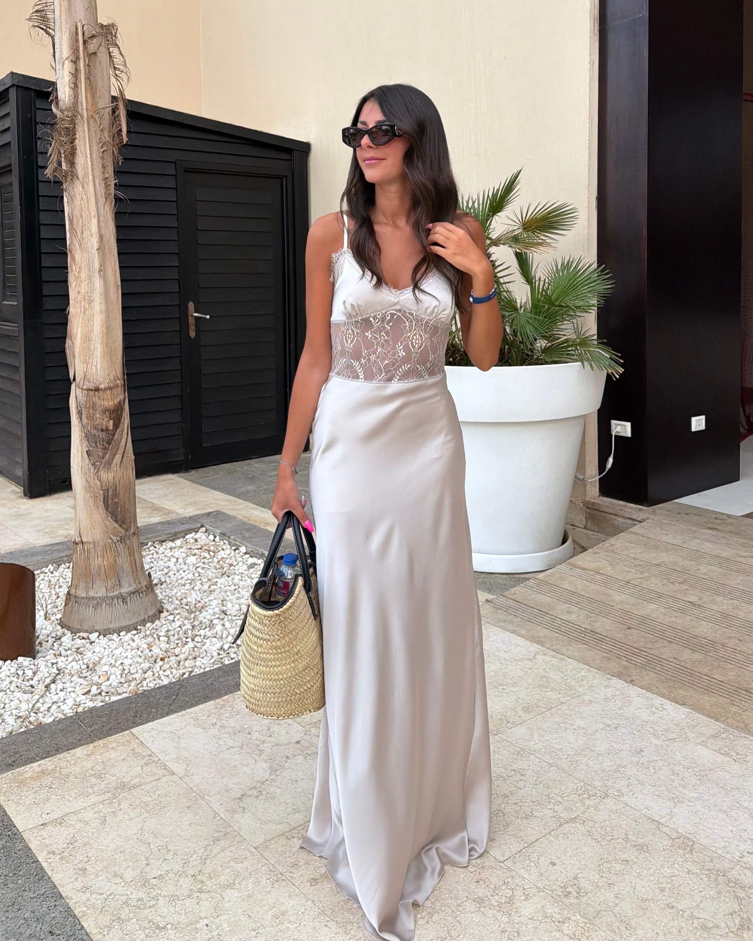 Robe longue champagne DS.Sélection