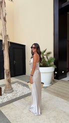 Robe longue champagne DS.Sélection