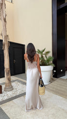 Robe longue champagne DS.Sélection