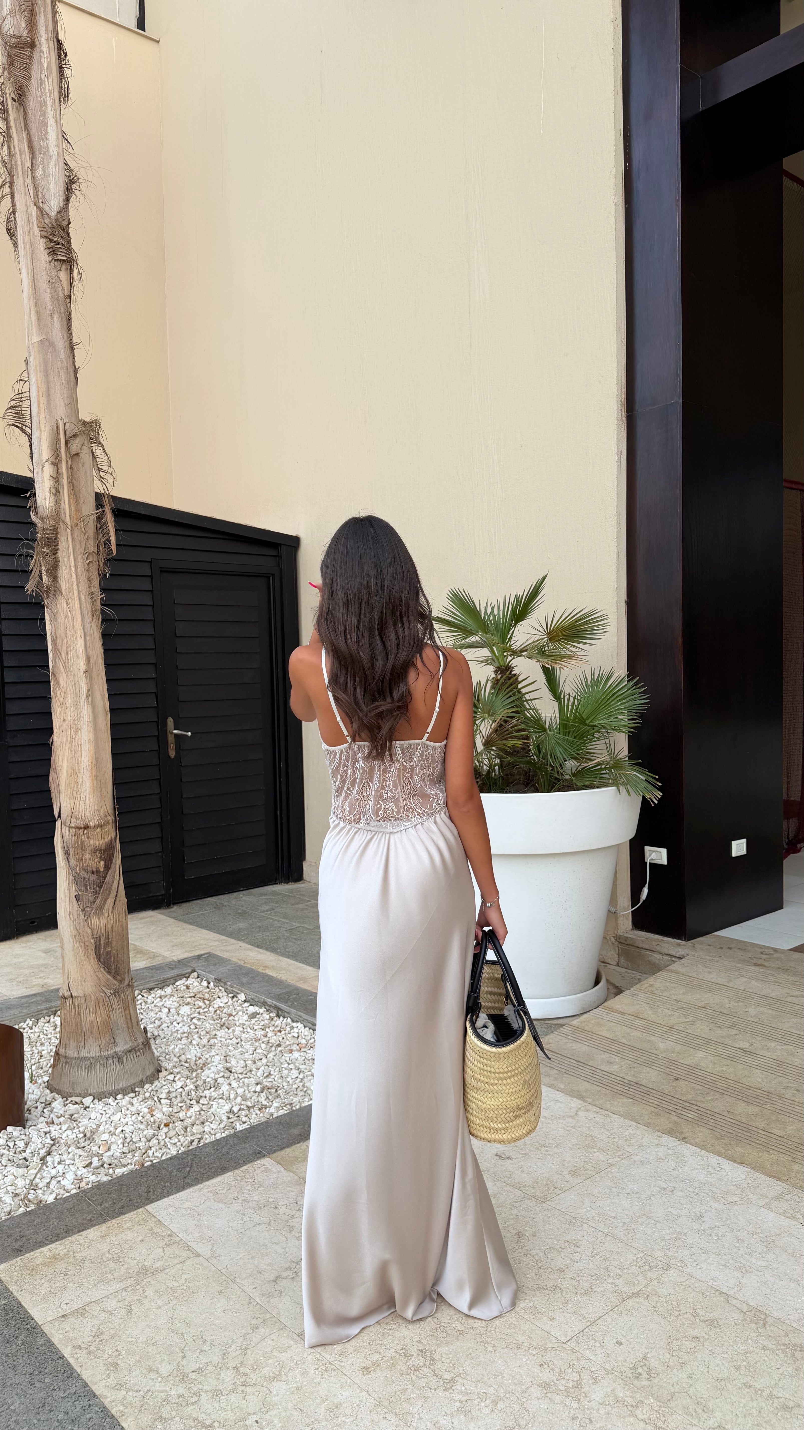 Robe longue champagne DS.Sélection
