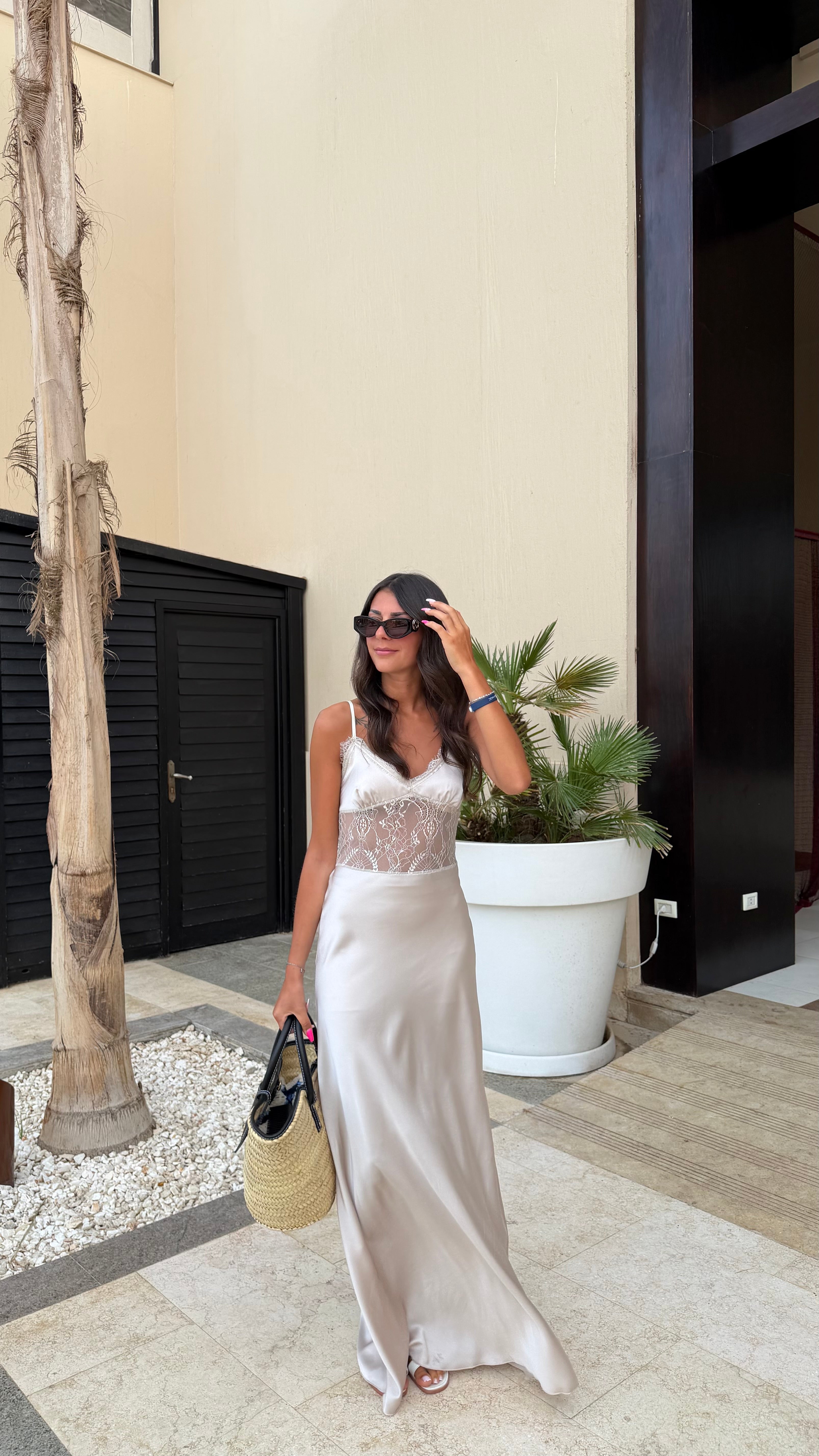 Robe longue champagne DS.Sélection