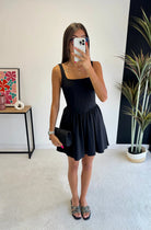 Robe noire bustier DS.Sélection