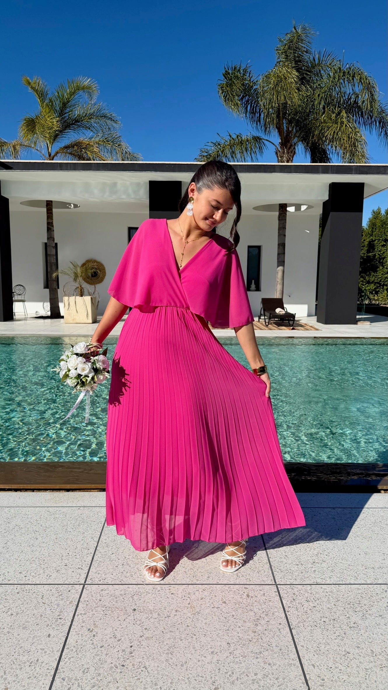 Robe plissée Lina DS.Sélection