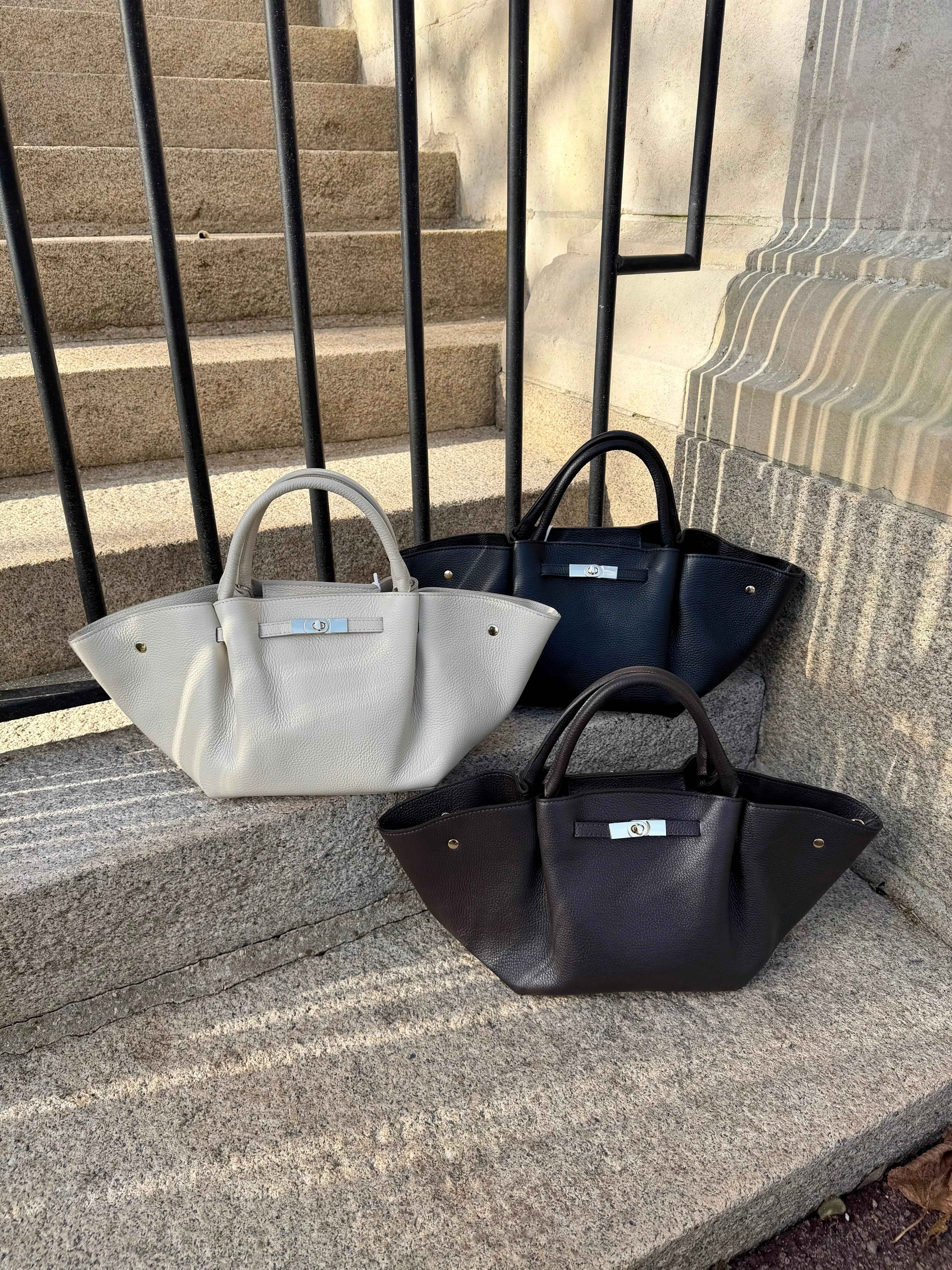 Sac Hélène cuir/grainé DS.Sélection