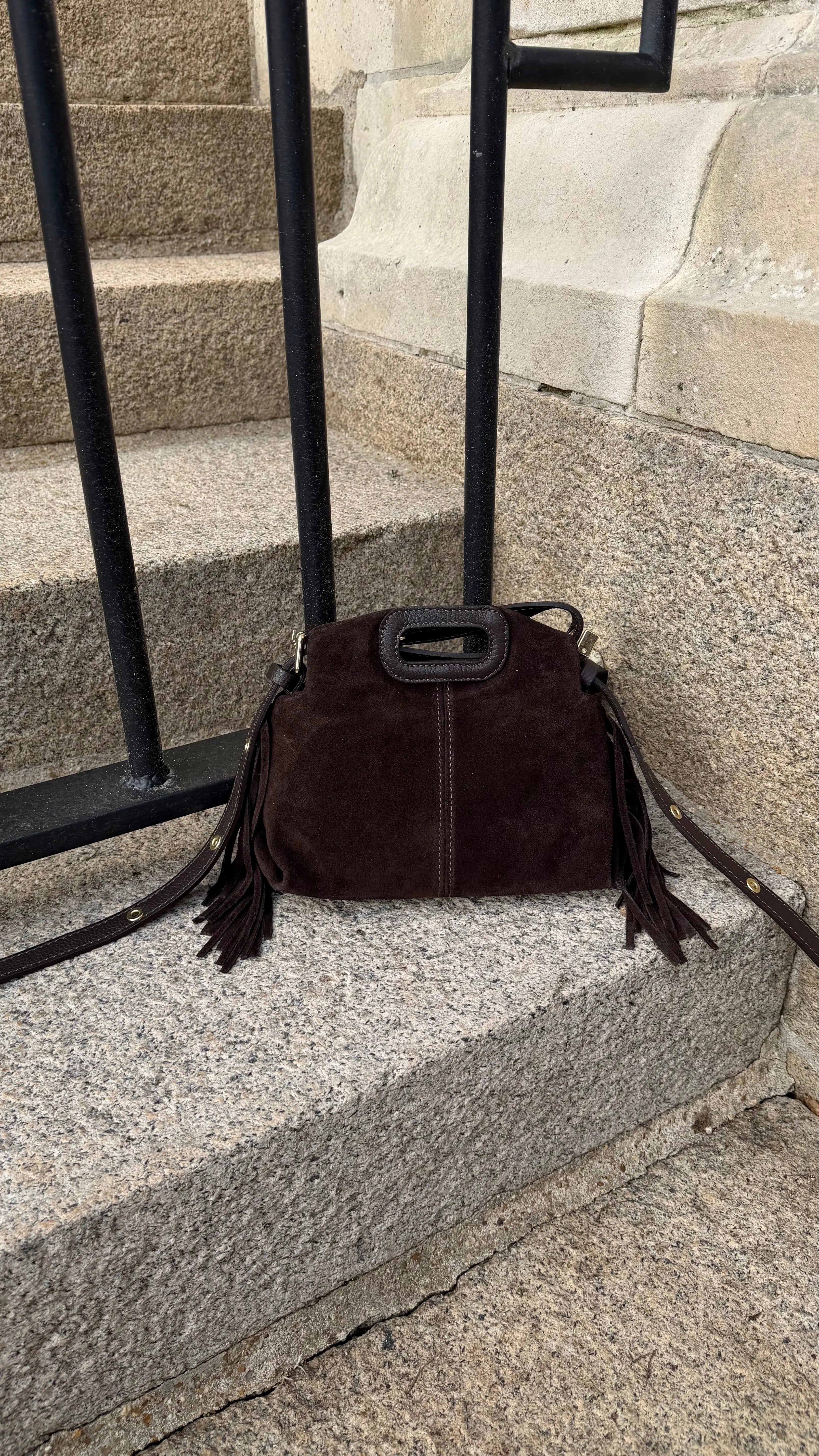 Sac Maya cuir/daim DS.Sélection