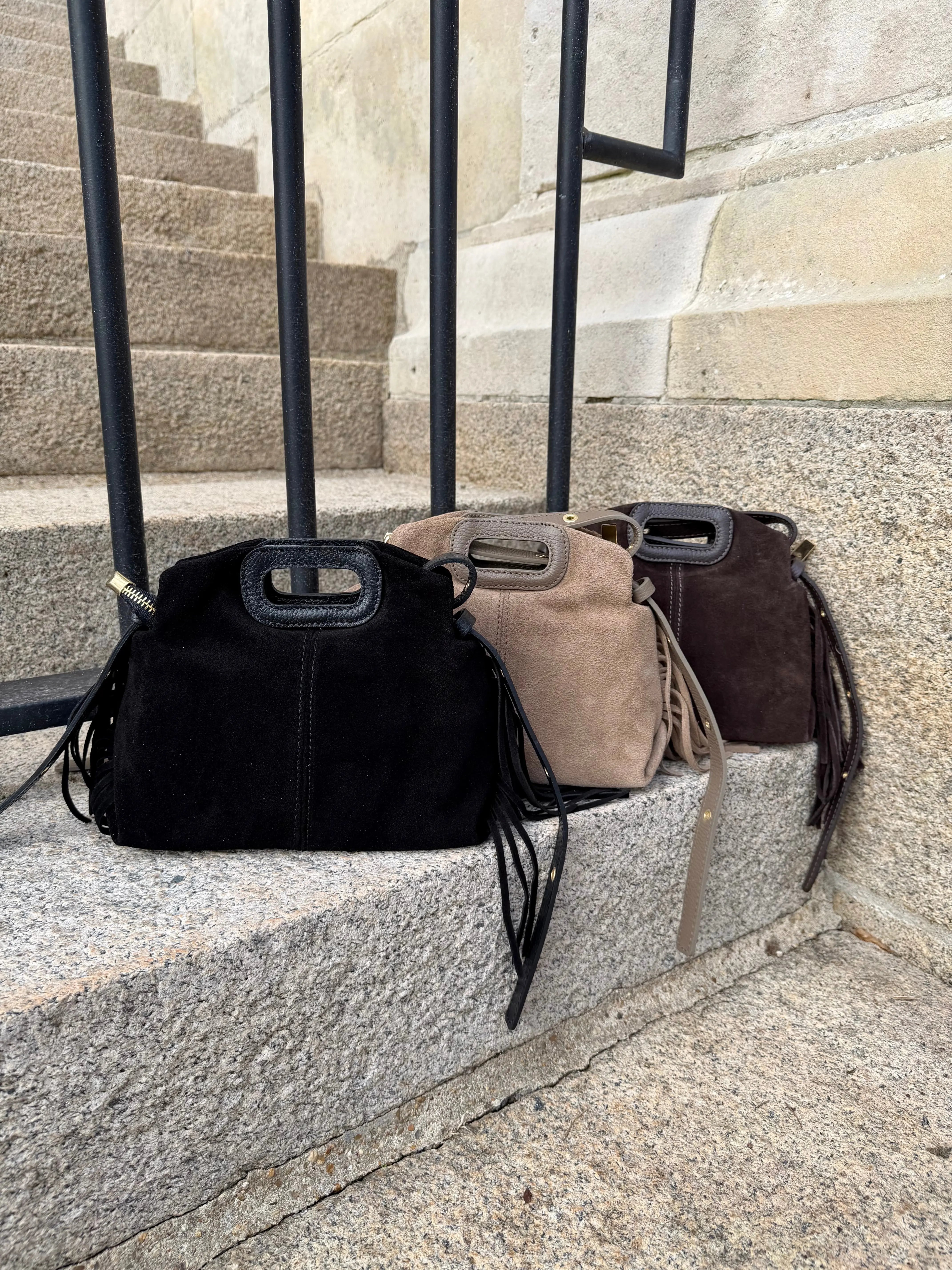 Sac Maya cuir/daim DS.Sélection