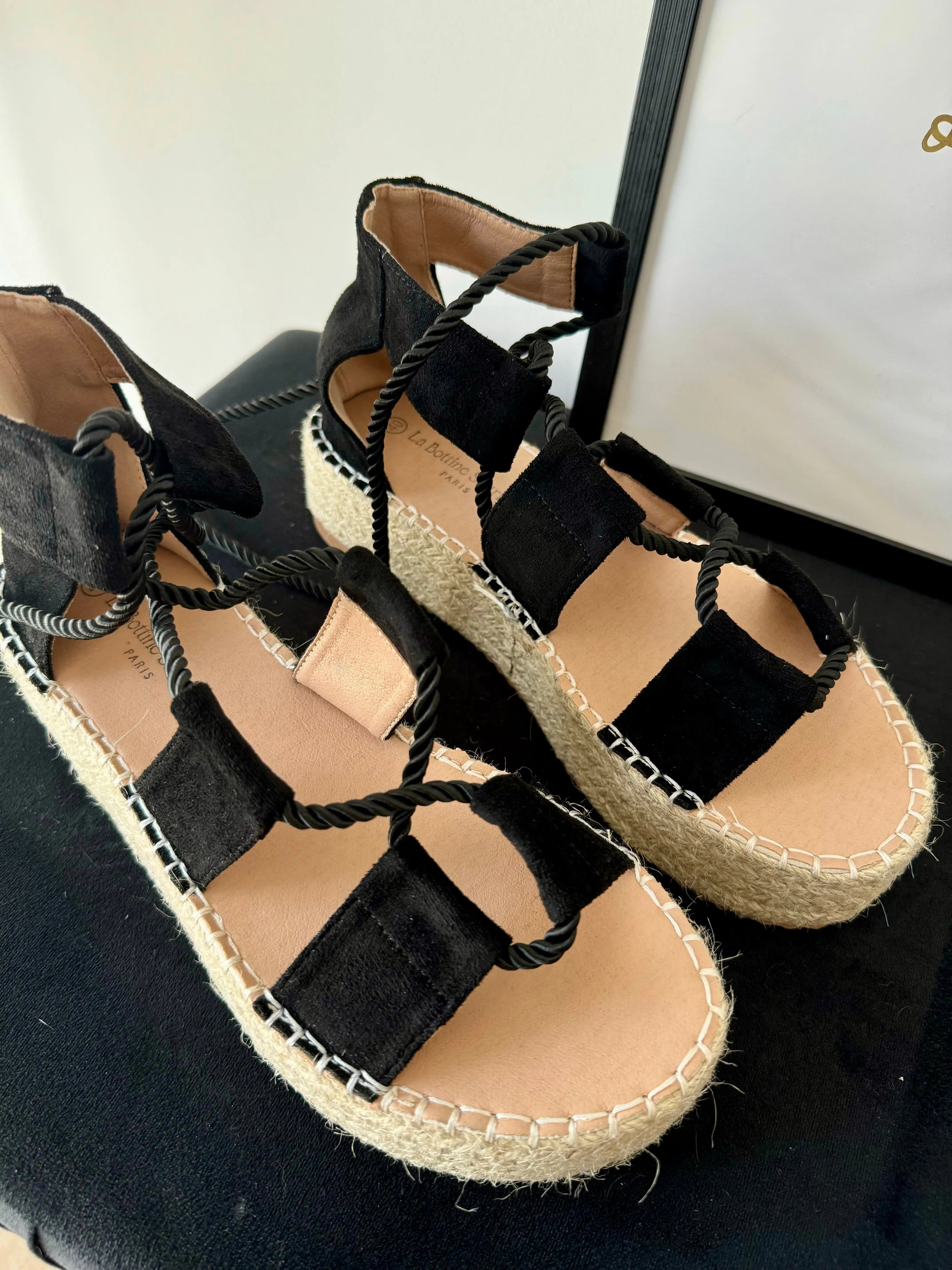 Sandales noires DS.Sélection